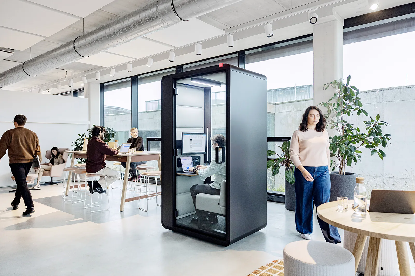 Hushoffice Hushfree S premium mobiele werkplek kantoor