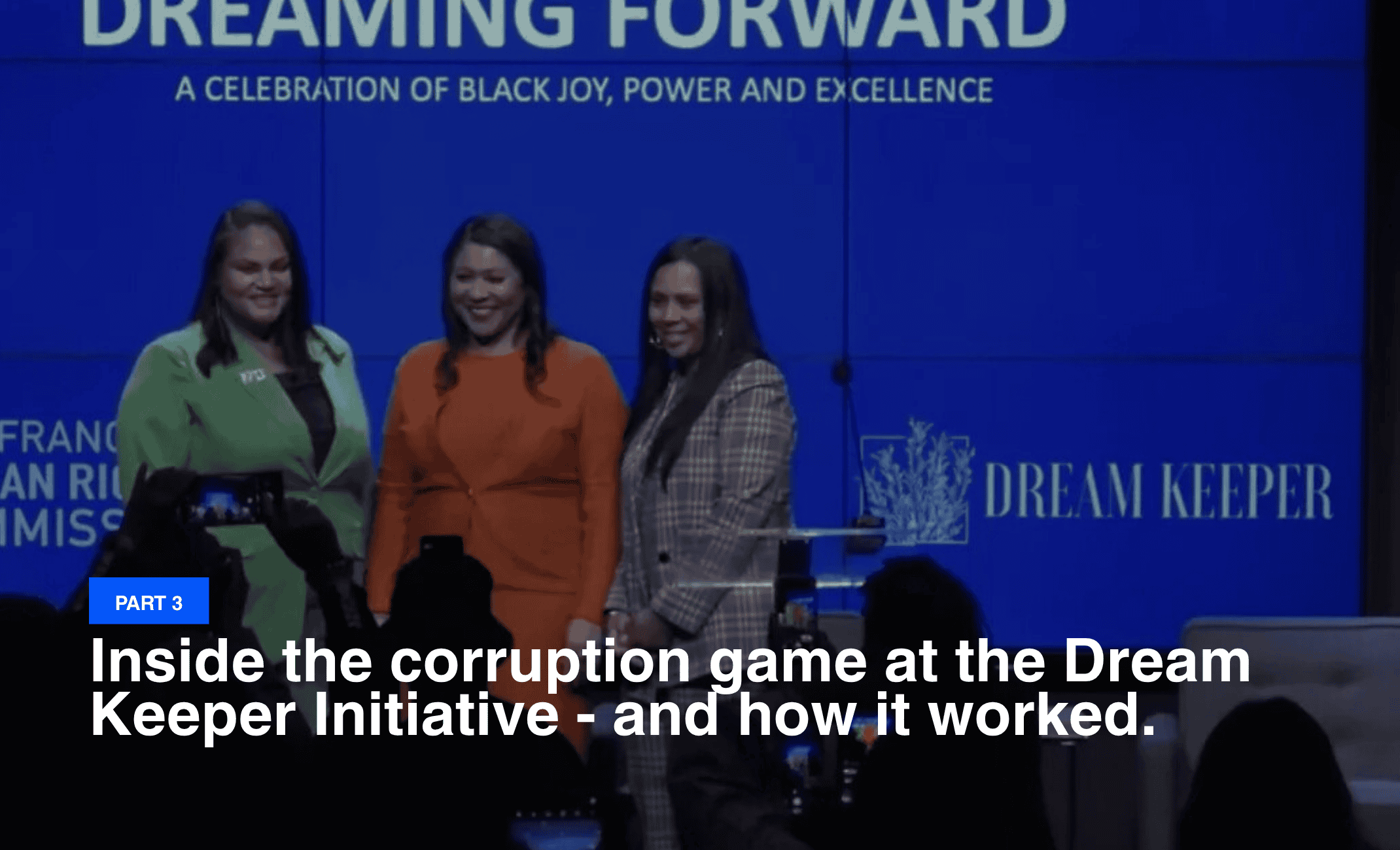 Dream Keeper: How the money moved from one corrupt hand to the next.