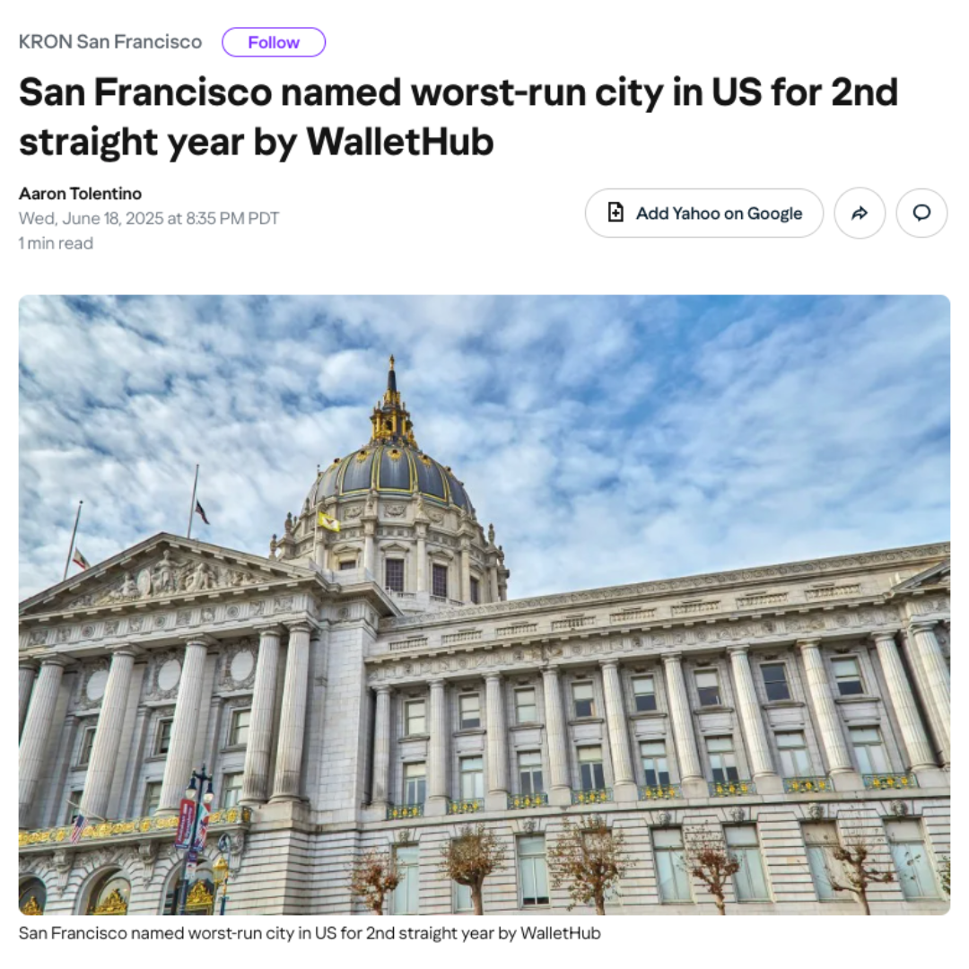 Fix SF's Budget