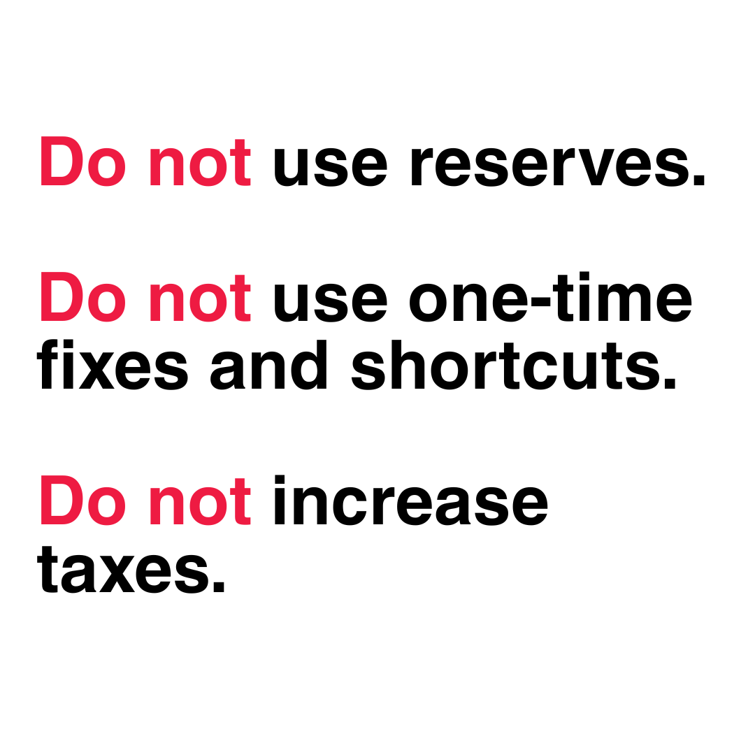 Fix SF's Budget