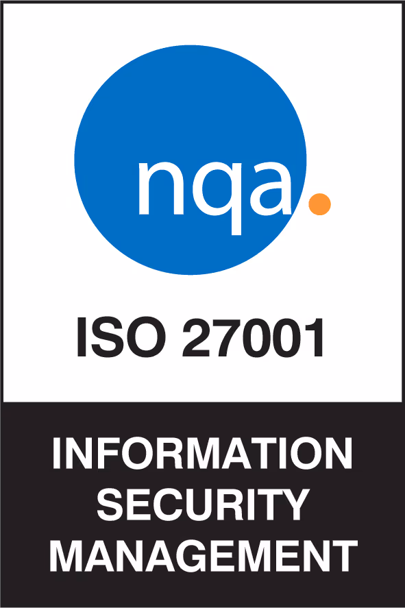 NQA ISO 27001 Information Security Management compliance badge