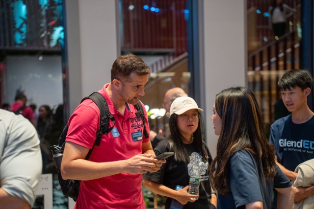 AI+X community members working together