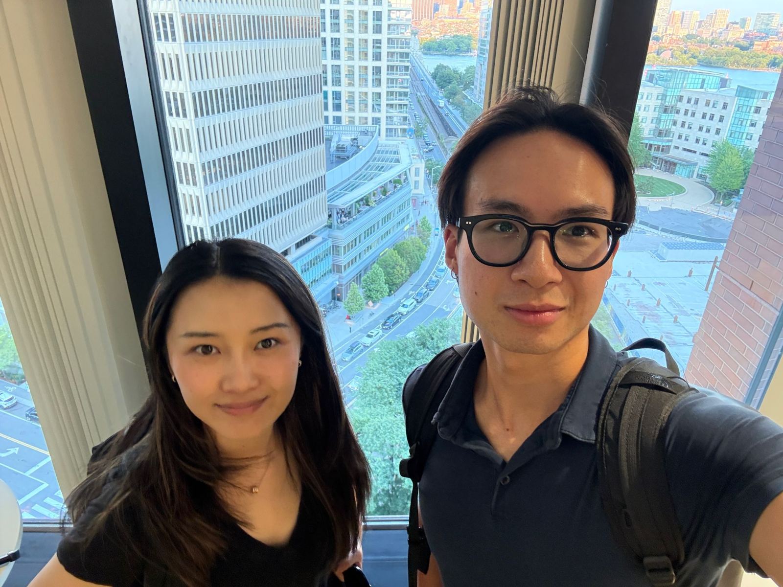 With Vanessa in Kendall Square