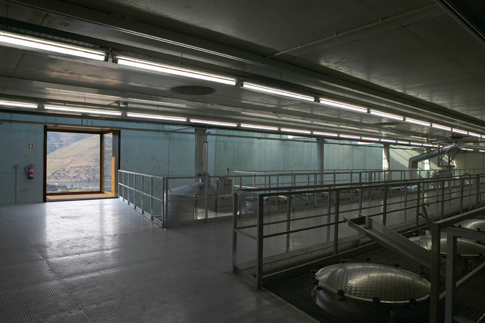 Niepoort Herstellungsraum mit Kessel abgestellt