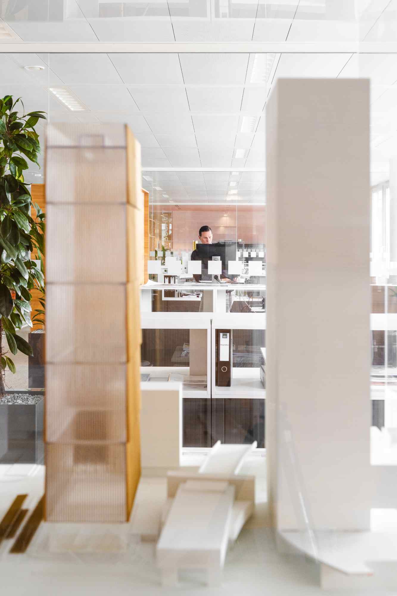 Raum mit Designobjekten