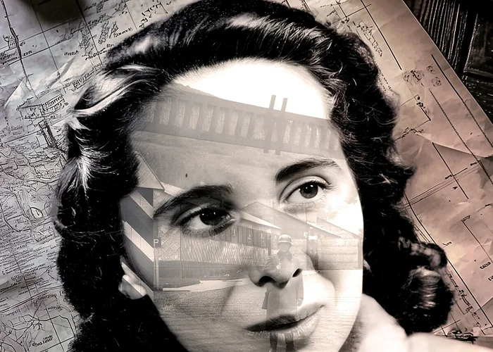 Portrait noir et blanc de Laure Diebold aka Mado