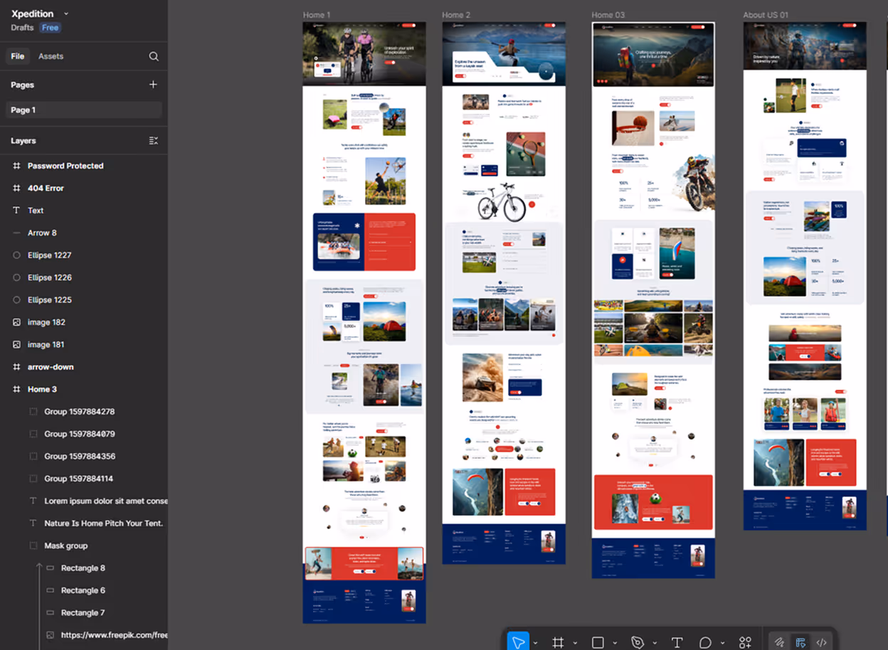 Xpedition-figma-screenshot