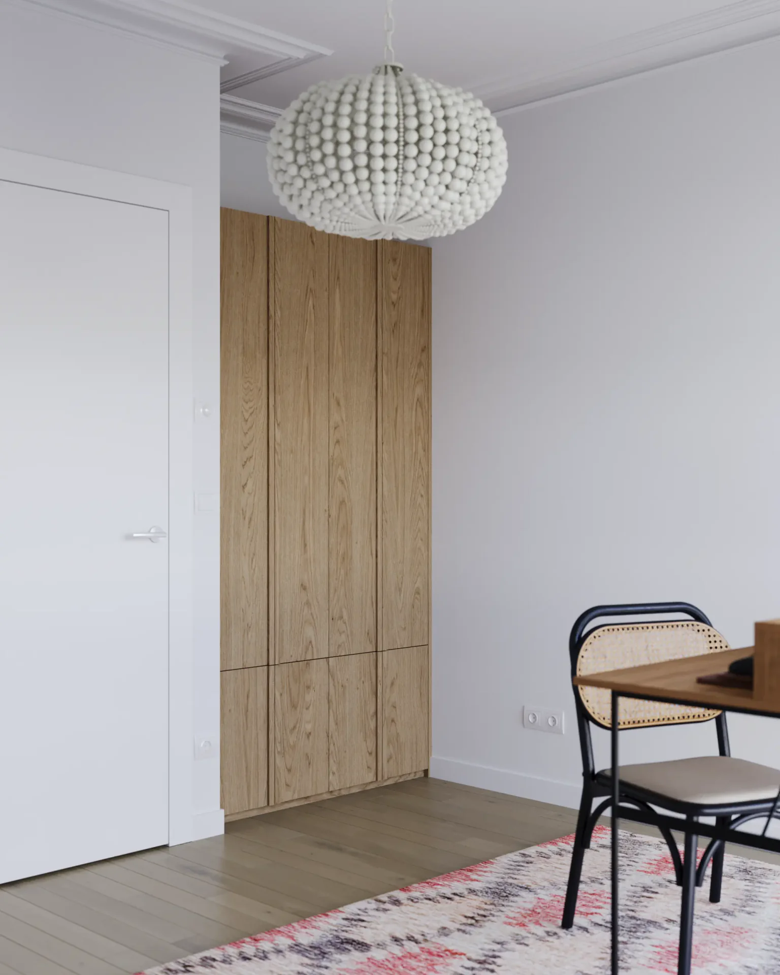 View of a storage wardrobe.