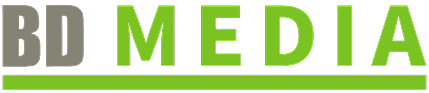 Het logo van BD Media