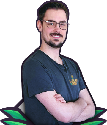 Picture of Mathias Kapelrud, 3D designer and animator of Glueplant Games
