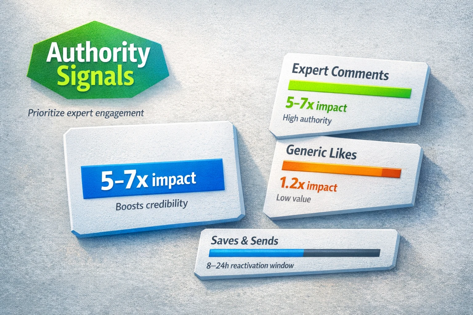 Compare the real distribution value of expert comments against generic likes—and why saves, sends, and dwell matter for algorithmic reach.