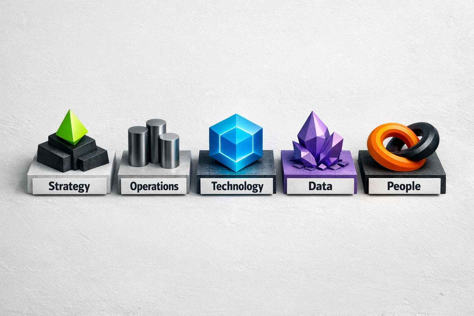 A summary infographic showing the three pillars (Accuracy, Freshness, E-E-A-T) feeding into a central analysis hub, which produces a single, reliable "Competitive Insight" report.