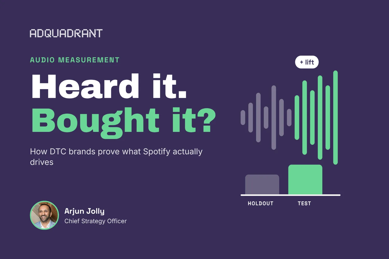 Is Spotify Only an Awareness Channel? How DTC Brands Prove What Audio Actually Drives