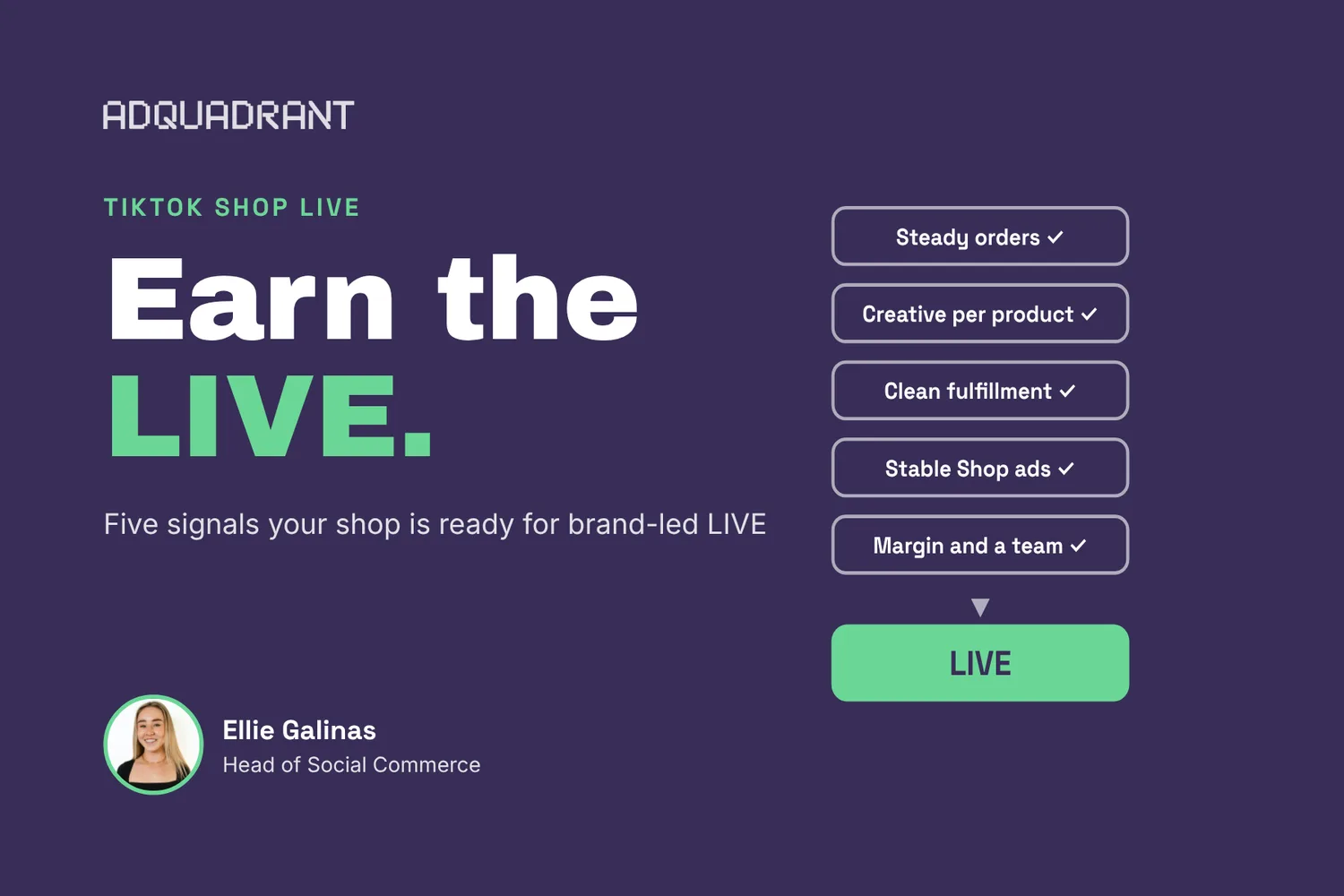 When Is a TikTok Shop Ready for Brand-Led LIVE?