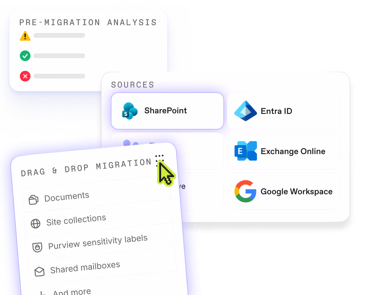 ShareGate Migrate tool for SharePoint, Teams, and OneDrive migration to Microsoft 365