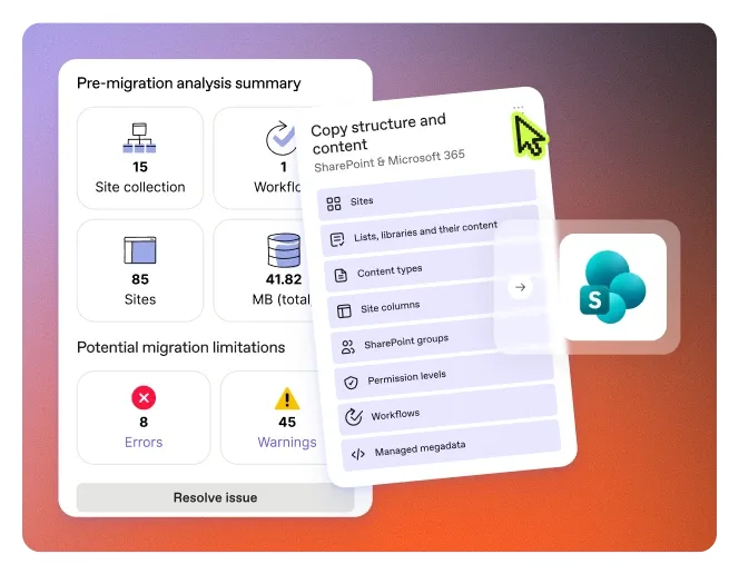All-in-on SharePoint data migration tool