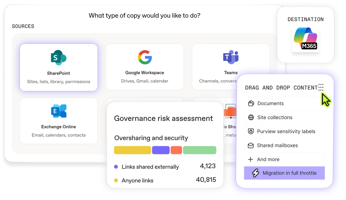 Simplify Microsoft 365 migration & governance