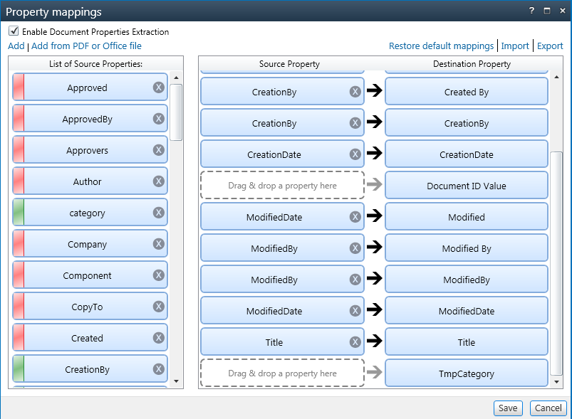 Sharegate Migration Mappings