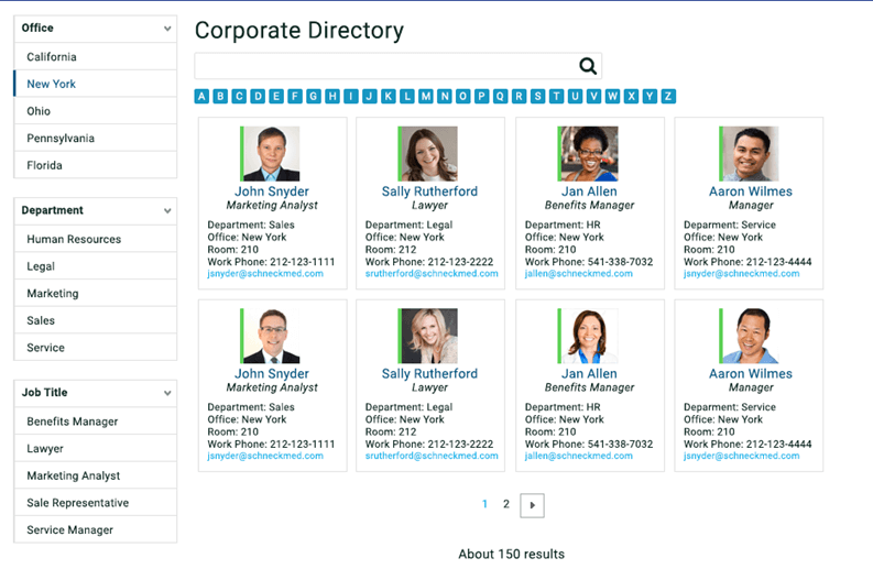 SharePoint Corporate Directory