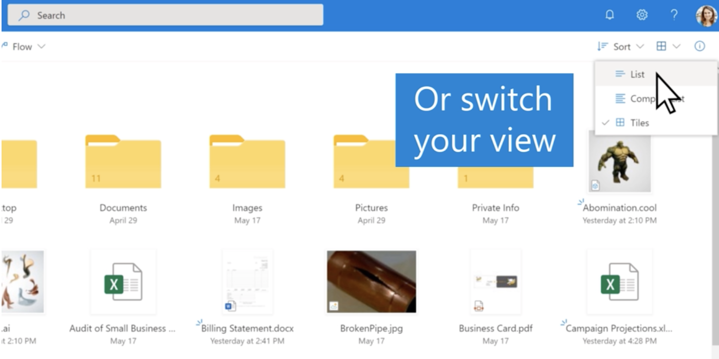 Onedrive View