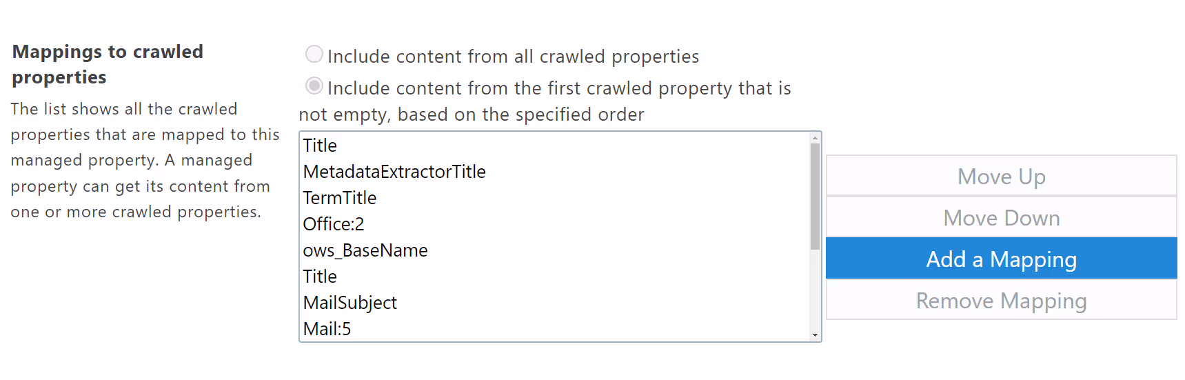 Title Mapping