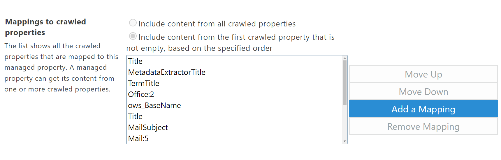 Title Mapping