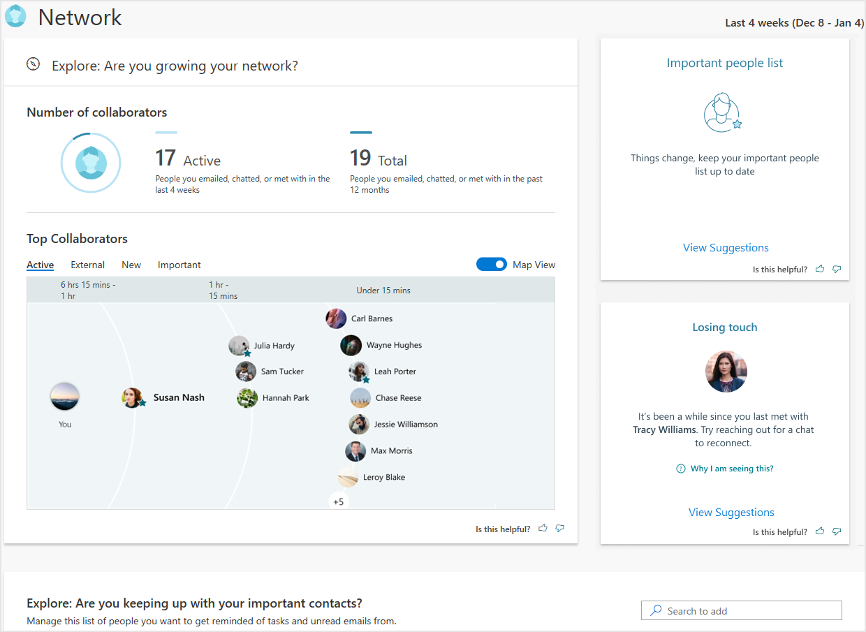 Network Viva Insights