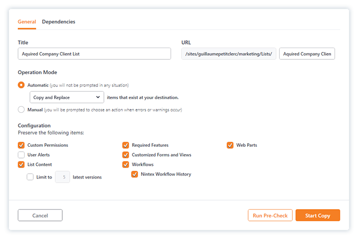 Manage Nintex workflows using ShareGate.