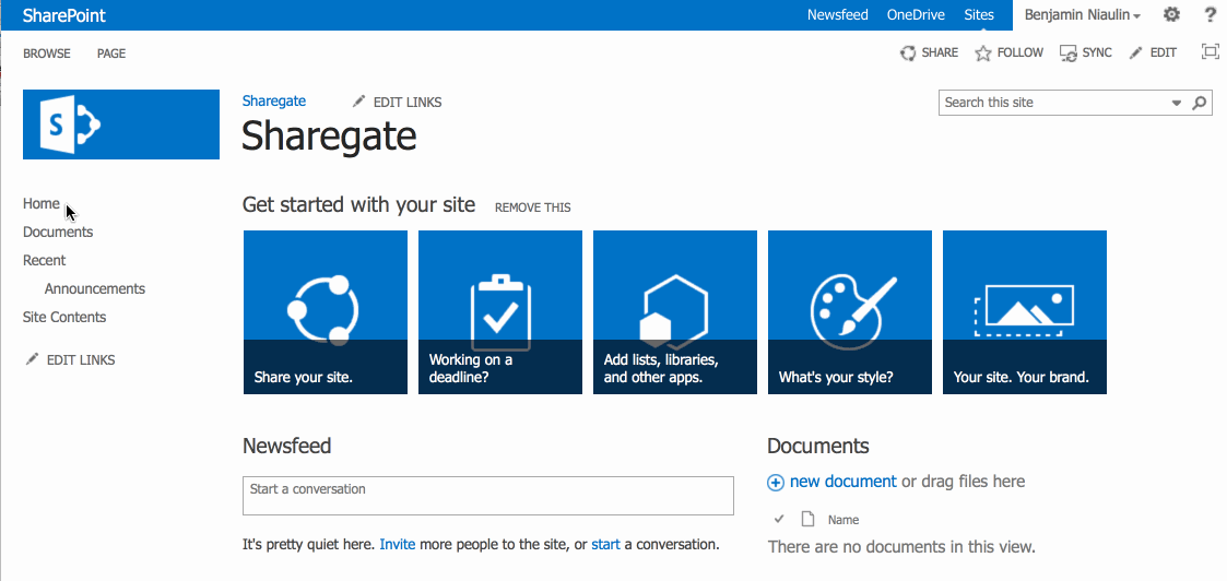 No you're wrong, SharePoint doesn't suck loads content quickly