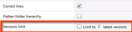 Limit Version History SharePoint Migration Sharegate