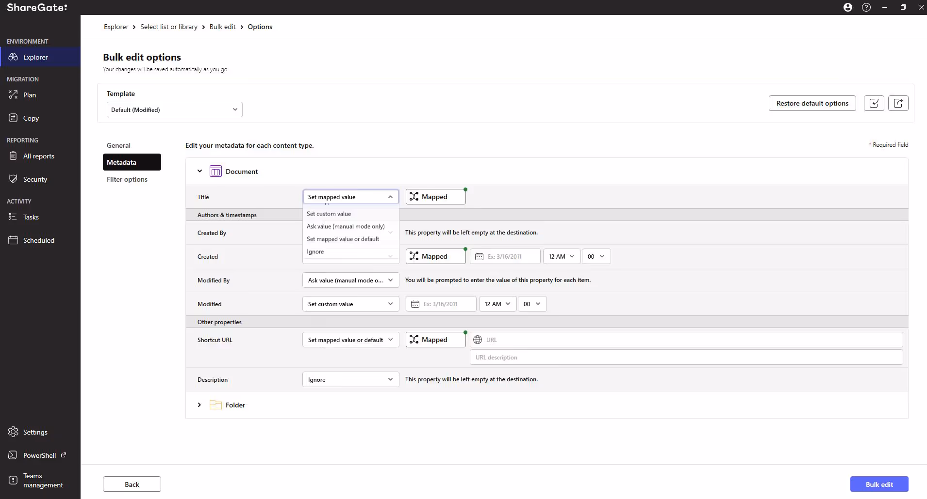 Sgm Public Bulk Edit Options