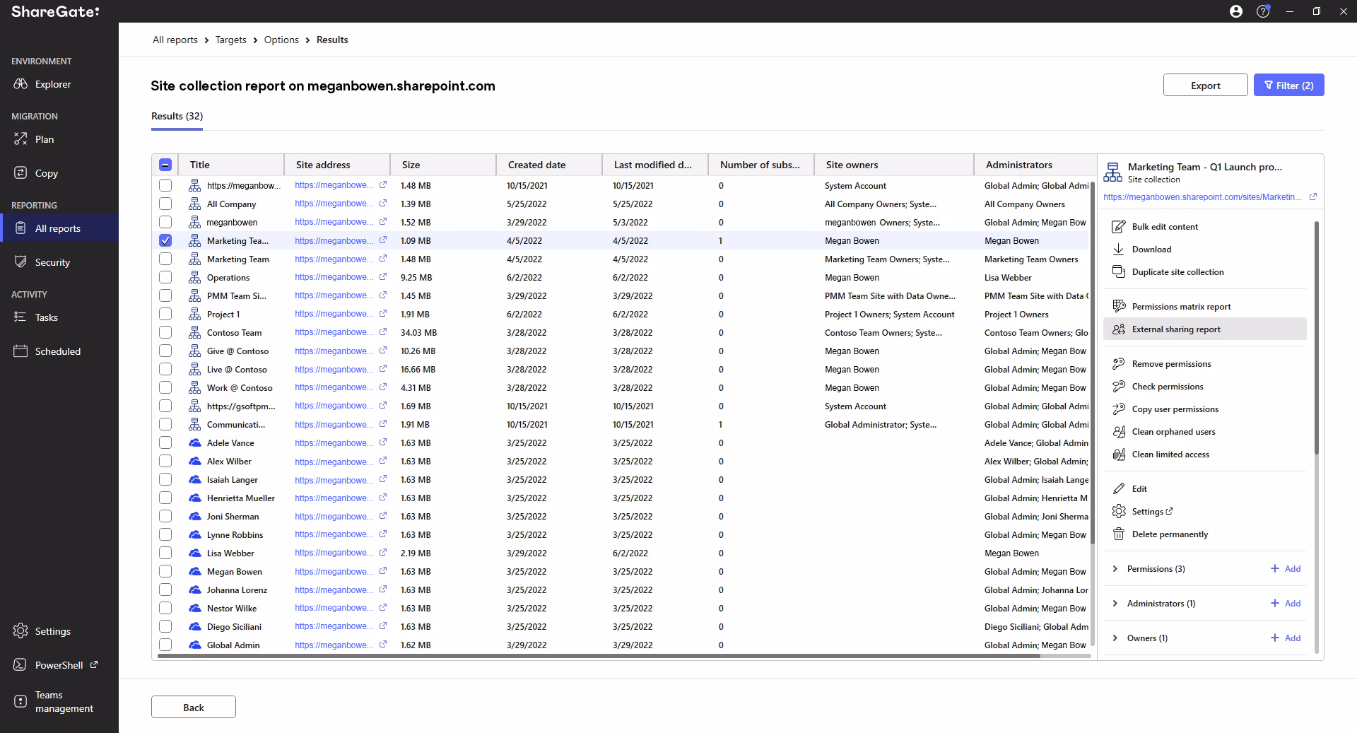 Sgm Public Unused Site Report
