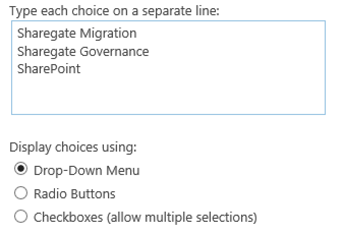 Sharegate SharePoint Migration Choice History