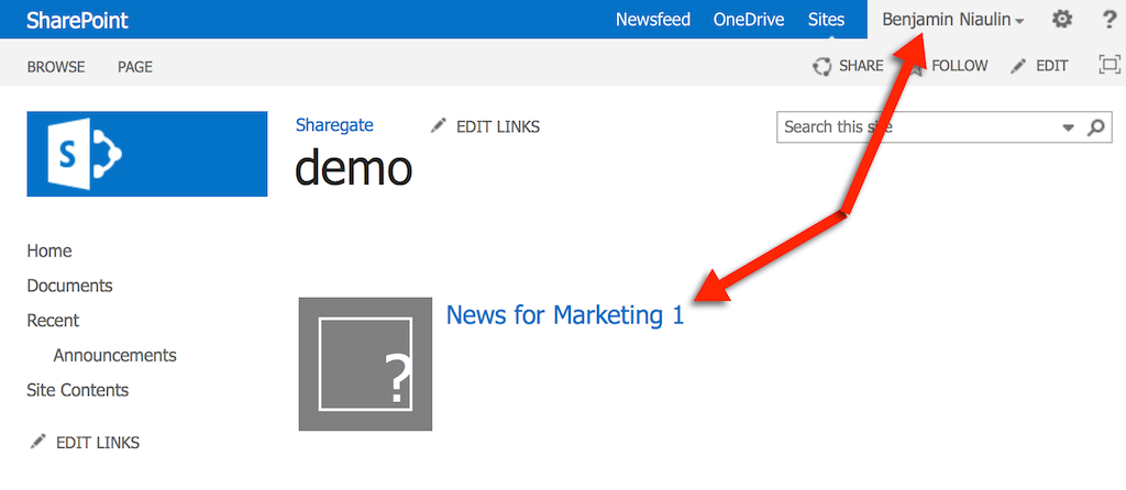 Target content SharePoint filter search