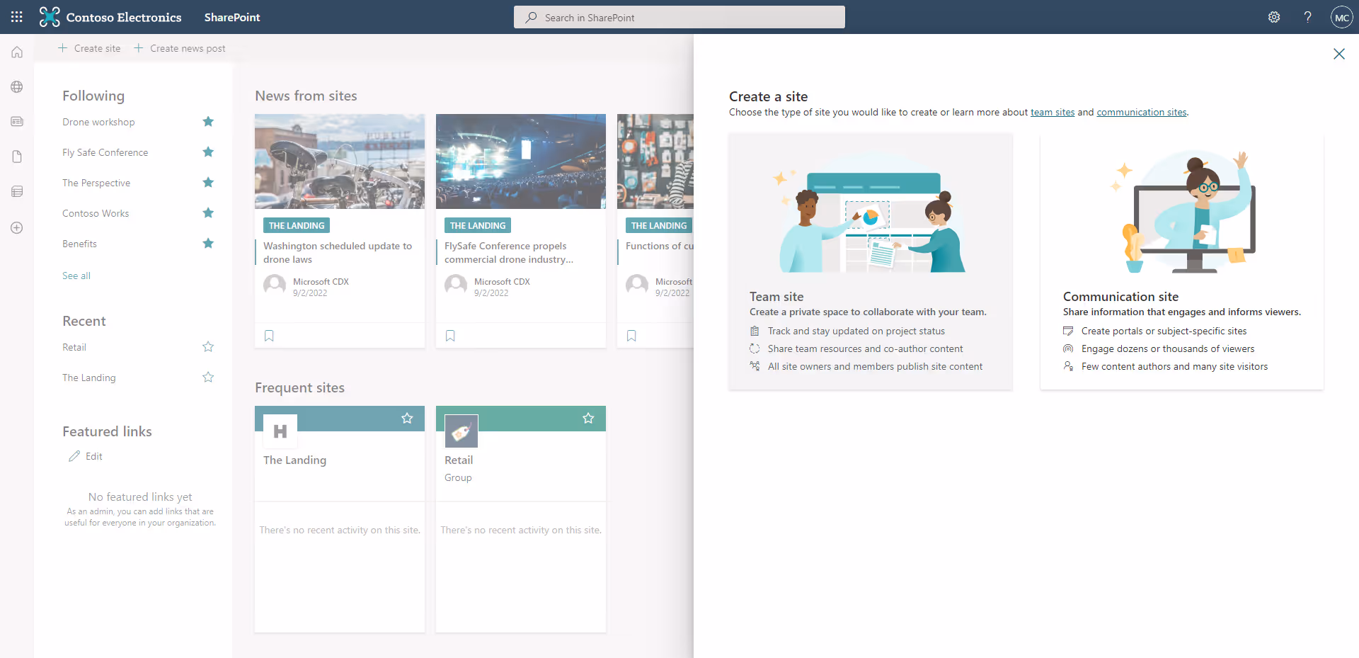 Create A Site