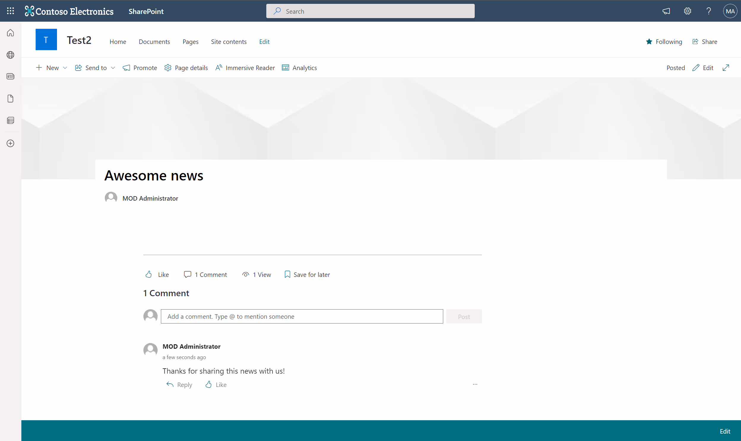 Comments On Page