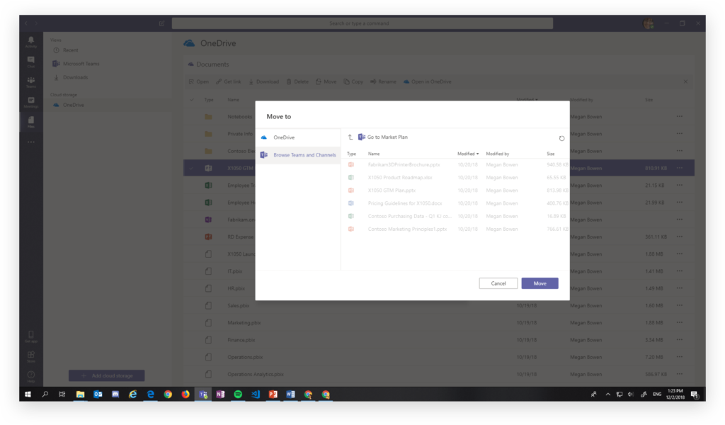 Sharing a file in Microsoft Teams without creating a duplicate