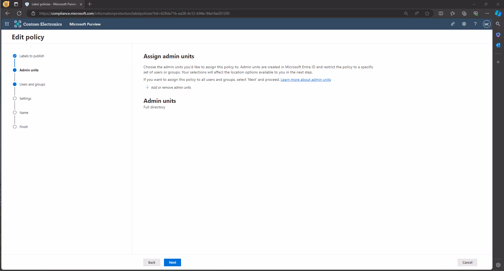 Admin Units