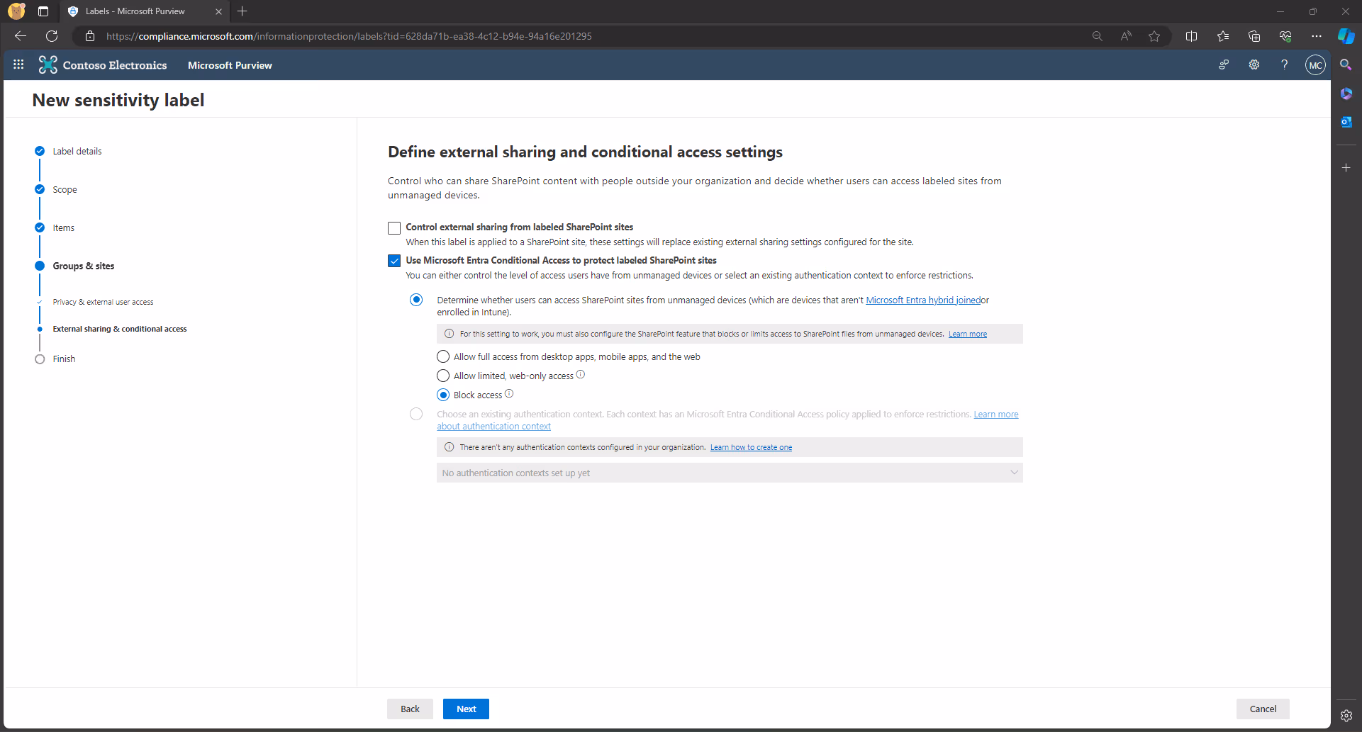 External Sharing And Conditional Access