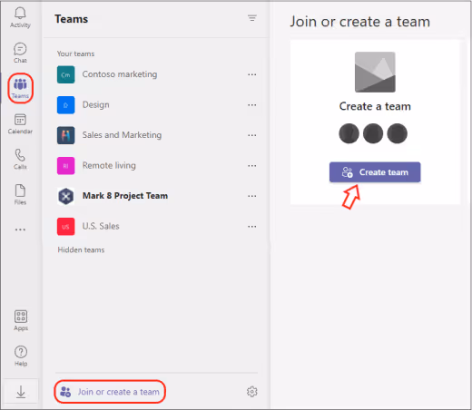Create A Team