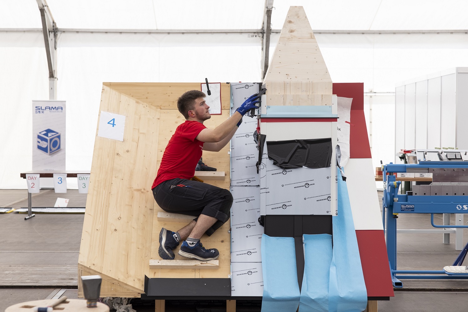 Sandro Hagmann an der EuroSkills 2021 in Graz