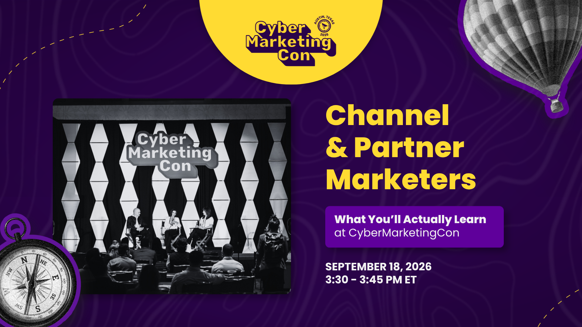 Channel & Partner Marketers: What You'll Actually Learn at CyberMarketingCon