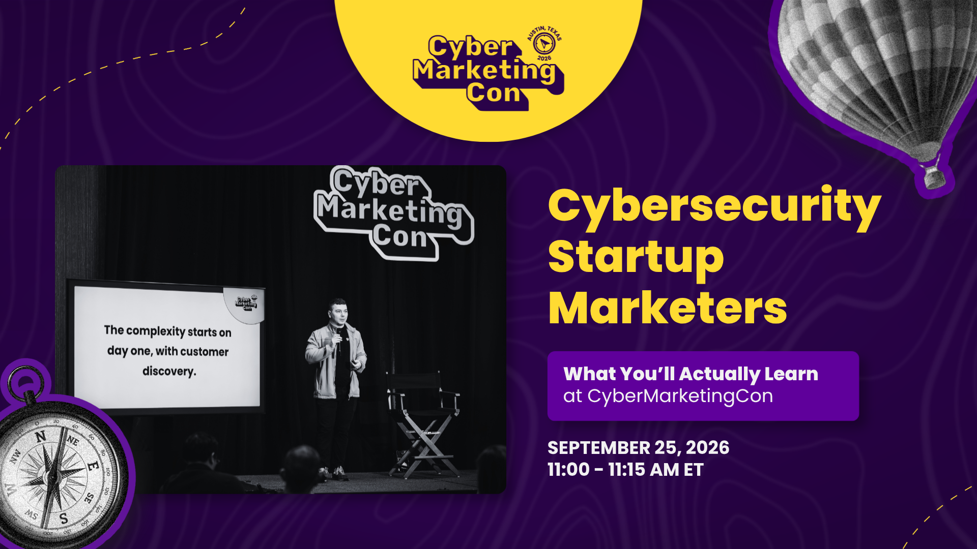 Cybersecurity Startup Marketers: What You'll Actually Learn at CyberMarketingCon