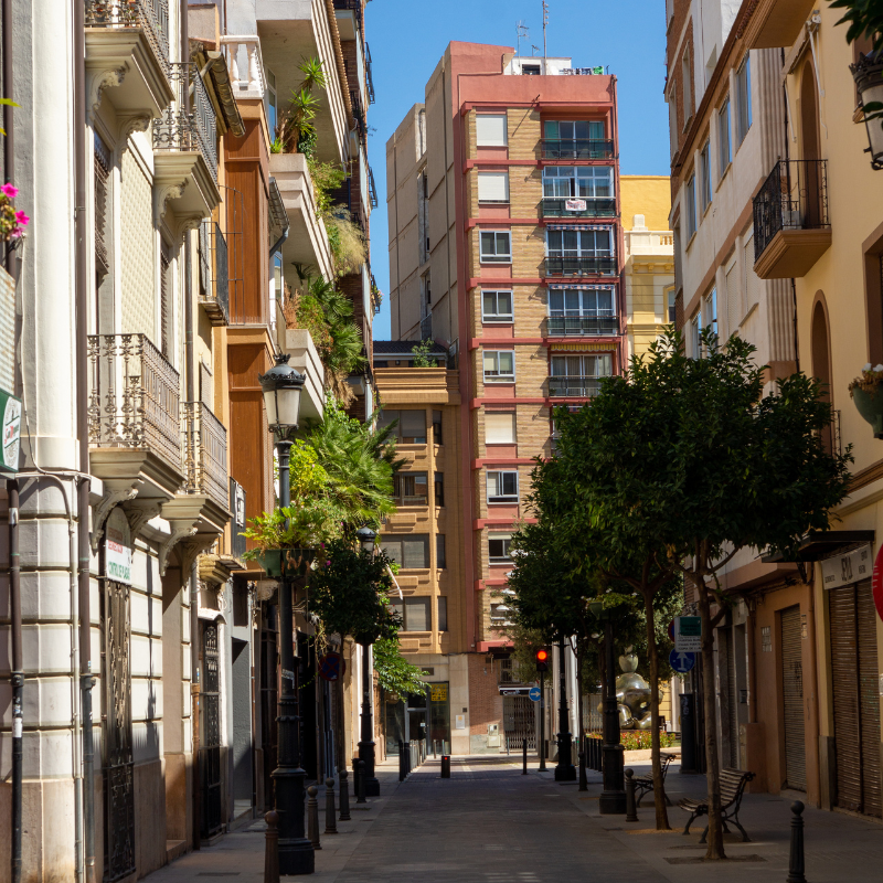 Edificios en Castellón de la Plana