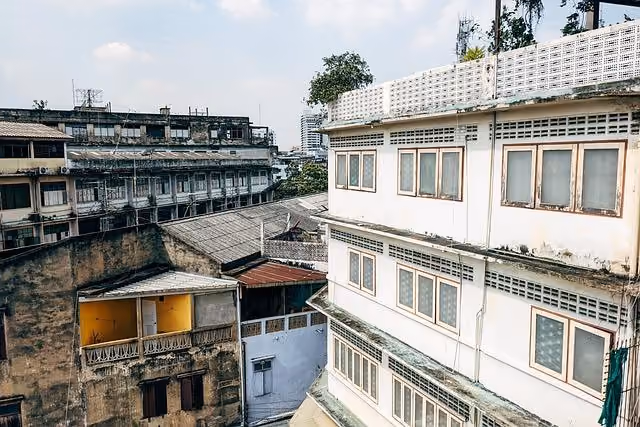 Edificio, Casas, Horizonte