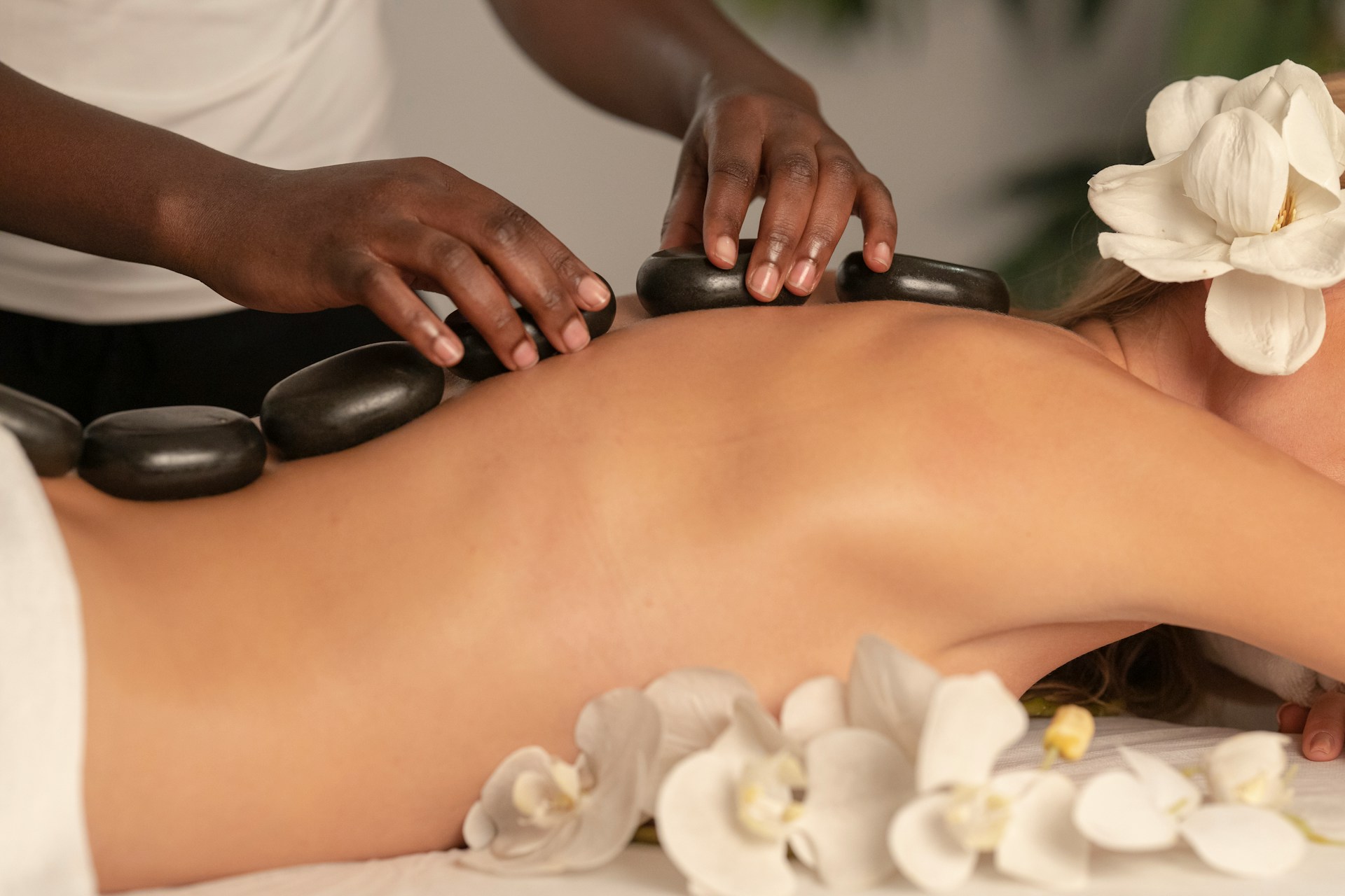 Body massage therapy image from spa and wellness page