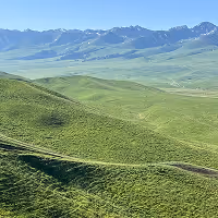The land scape of China.