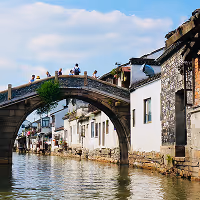 The land scape of China.