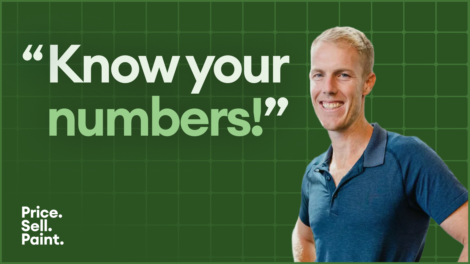 YouTube thumbnail for the episode of the Price. Sell. Paint podcast.