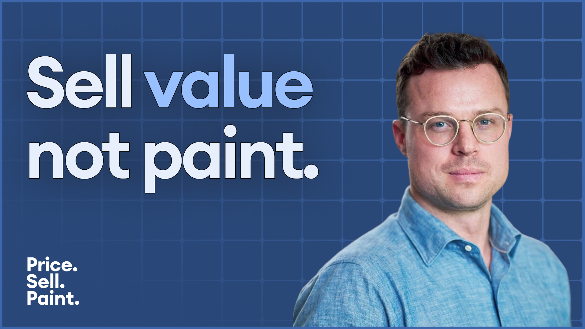 YouTube thumbnail for the episode of the Price. Sell. Paint podcast.